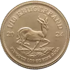 Investiční zlatá mince 1/10 oz Krugerrand 2024