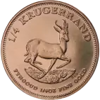 Investiční zlatá mince 1/4 oz Krugerrand  smíšené roky 