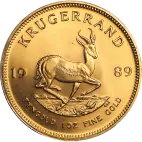 Investiční zlatá mince 1 oz Krugerrand   1989