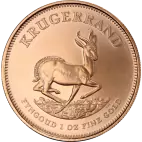 Investiční zlatá mince 1 oz  Krugerrand   Smíšené roky