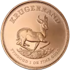 1 oz  Krugerrand  zlatá mince Smíšené roky