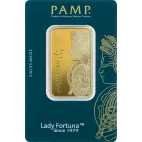 1 oz zlatý slitek  Lady Fortuna 45. výročí  PAMP