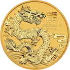 10 oz Lunar III Dragon 2024