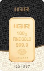 100g zlatý slitek Istambul Gold Refinery