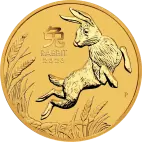 Investiční zlatá mince 1/2 oz Lunar III Rabbit 2023