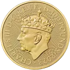Investiční zlatá mince 1 oz Britannia Korunovace  Charles III  2023