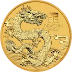 Investiční zlatá mince 10 oz Lunar III Dragon 2024
