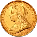 Investiční zlatá mince Královna Victoria Old Head Gold Sovereign  1893-1901