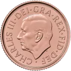 Investiční zlatá mince Memorial Sovereign Charles III  2022