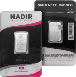  Nadir Metal Rafineri  10 g Stříbrný slitek 