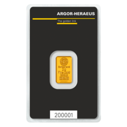 Argor- Herareus zlatý slitek 2g