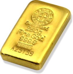Argor- Herareus zlatý slitek 250 g